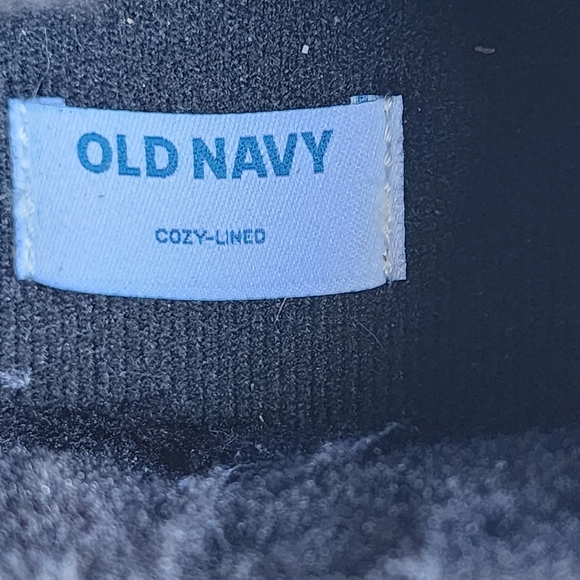 Old Navy Cozy Lined Faux Fur Winter Boots Ankle Booties Black Womens Size 7 - Picture 8 of 11